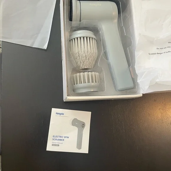 Electric Spin Scrubber in Gray - Picture 2 of 8